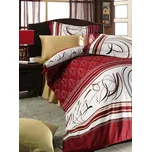 Faro Francouzské saténové povlečení Valentini Rixos červené 220x200/70x80cm