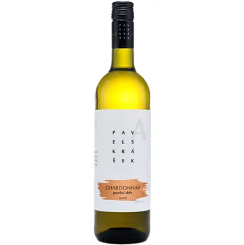 Víno Chardonnay 2024, pozdní sběr, Vinařství Pavel Skrášek, suché
