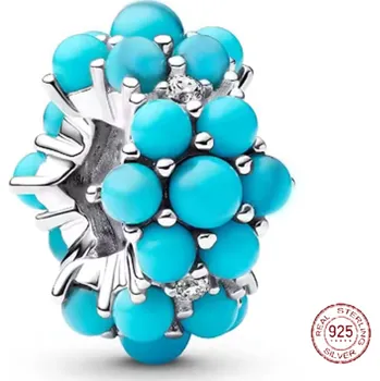 Přívěsek Charm Sterlingové stříbro 925 Mořská korálová zahrada, korálek na náramek příroda