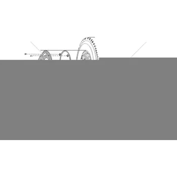 Poklice na kolo Kryt kola 22,5" / 10 děr přední vypouklý