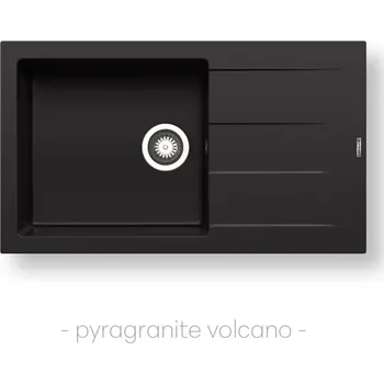 Granitový dřez Pyramis ATHLOS (86X50) 1B 1D PLUS černá matná