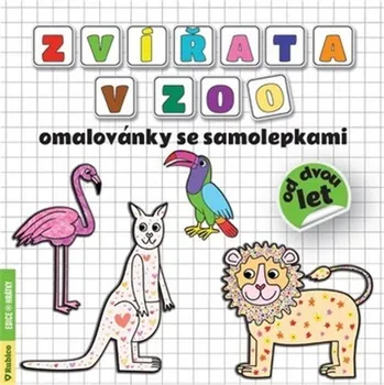 Kniha Zvířata v ZOO omalovánky se samolepkami