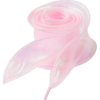 Tkaničky do bot Perleťové tkaničky, jeden pár - Růžové, 120 cm