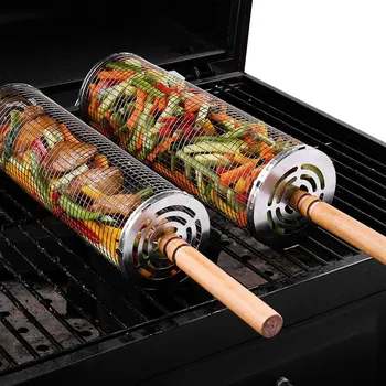 Příslušenství pro gril Koš na grilování - válec z nerezové oceli | Gastrokitchen
