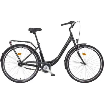 Městské kolo Liberty Městké jízdní kolo Strada 1spd. 28" 2025 černo-bílé, Přední vidlice Pevná