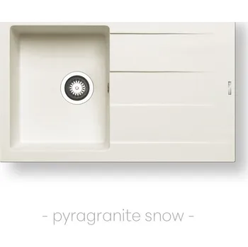 Kuchyňský dřez Pyramis ATHLOS (79x50) 1B 1D bílá