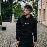 Mikina Vagus Klasic 3.0 - Černá/Bílá Velikost: 3XL