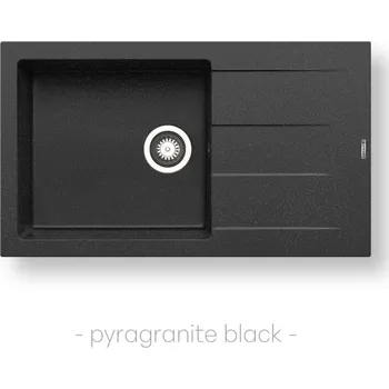 Granitový dřez Pyramis ATHLOS (86X50) 1B 1D PLUS černá