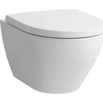 Klozet Moderna S - klozet závěsný Design Compact, rimless, Silent flush, hluboké splachování, bez sedátka, bílá H8215440000001