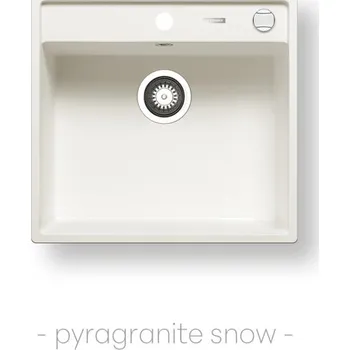 Granitový dřez Pyramis CAMEA (50x53) 1B bílá