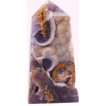 Drahý kámen Magieprirody.cz Obelisk Achát hroznový špice 115 g - 90 mm #K1160