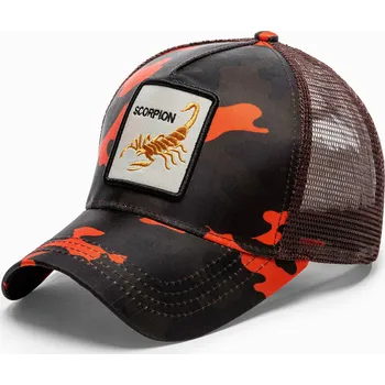 Kšiltovka Pánská baseballová čepice 110H - hnědá/moro - univerzální