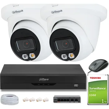 SADA 2 IP kamer Dahua 8mpx IPC-HDW2849TM-S-IL + DISK 1TB Z37415B2