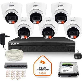 DAHUA IP dohledová sada 6 kamer IPC-HDW1439V-A-IL 4Mpx