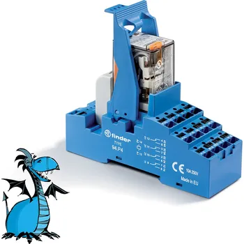 Relé FINDER Vazební člen 58.P4.8.230.0060, 4P/7A, 230V AC 58P482300060