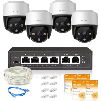 Zabezpečení domácnosti Sada IP kamer Imou Cruiser 4MP POE 36533 s cloudem Imou Protect Basic