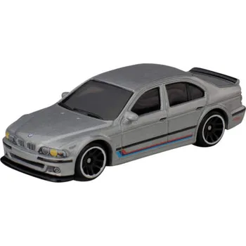 autodráha Mattel Hot Wheels Silver auto BMW M5 2001 Osobní vůz Stříbrné auto