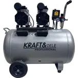 Kraft&Dele KD1398 bezolejový kompresor 100L 2x1500W
