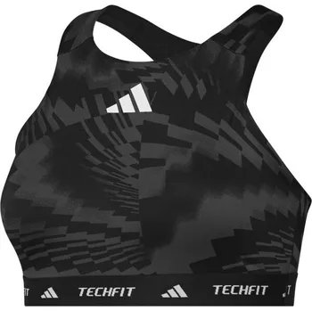 Podprsenka Dámská podprsenka adidas TECHFIT MS HN PR BRA lcd Černá, Šedá, Bílá