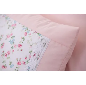 Povlak na dekorativní polštářek Podpěrová s.r.o. Povlak na polštář prošívaný VIVIANE / UNI pink Velikost: Povlak prošívaný bavlna 40x40 cm