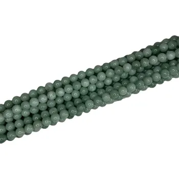 Korálek Achát mechově zelený 10mm šňůra