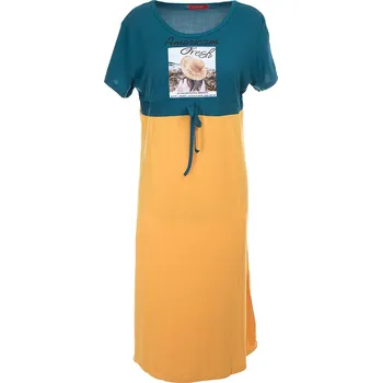 Dámská noční košile Noční košile American fresh - modrozelená Velikost: L