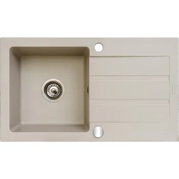 Granitový dřez Pyramis RODOS (76x44) 1B 1D světle béžová