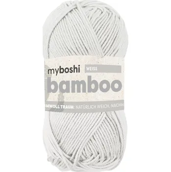 Příze myboshi bamboo Bílá