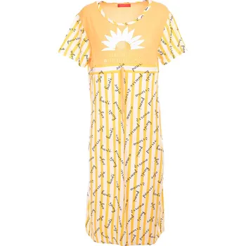 Dámská noční košile Noční košile FEEL IN LOVE - žlutá Velikost: M