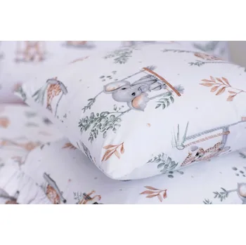 Povlečení Podpěrová s.r.o. Povlak na polštářek jednoduchý ZOO mláďátka Velikost: 70x90 cm BAVLNA N