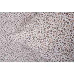 Podpěrová s.r.o. Bavlněné povlečení HNEDÉ KYTIČKY světlé Velikost: 200x200 cm (1 ks), 70x90 cm (2 ks) ŠEV na peřině