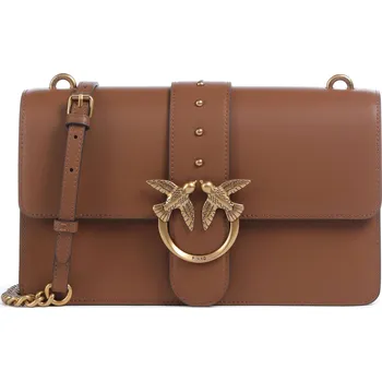 Pinko Love One Classic - Kabelka přes rameno v hnědá, kůže, 229874 | Kabelky pro ženy & muže