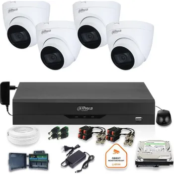 Zabezpečení domácnosti Dahua dohledová sada 4 5Mpx dome kamer s 1TB diskem Z27742K4