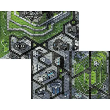 Příslušenství k deskovým hrám Herní podložka BattleTech: Cities HPG Engineering & Business District