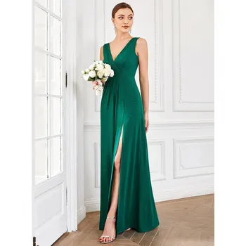 Dámské šaty Ever Pretty dlouhé zelené šaty 7506 Velikost: S / 36 / 04 / 08