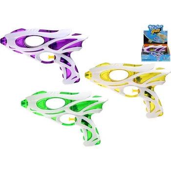 Pistole vodní transparentní 21cm 3 barvy plast | 829422