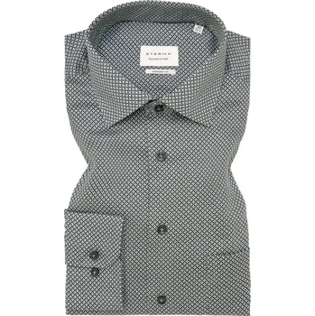 Pánská košile Eterna Modern Fit Print zelená 48