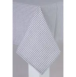 Podpěrová s.r.o. Ubrus bavlněný PROUŽEK úzký ŠEDÝ Velikost: 140x220 cm