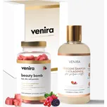 VENIRA dárková sada medvídci & šampon s kolagenem - beauty bomb a šampon s kolagenem