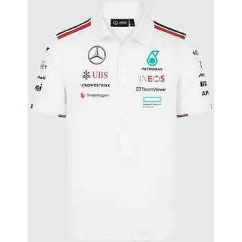 Mercedes-Benz AMG Petronas F1 2024 týmové polo tričko bílé X