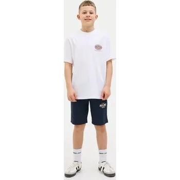 Pánské kraťasy Jack & Jones Junior Sportovní kraťasy Logo 12249970 Tmavomodrá Slim Fit 152