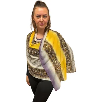 Šátek Dámský šátek 90 x 175 cm zvířecí vzor -5