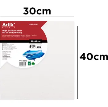 Textilie Plátno na desce 30 x 40 cm PP95-3040