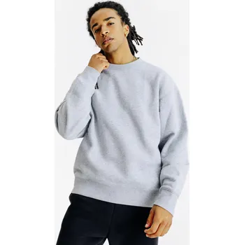 Dámská mikina DECATHLON Pánská mikina s kulatým výstřihem Elementals M ŠEDÁ