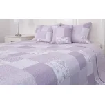 Podpěrová s.r.o. Oboustranný prošívaný přehoz PATCHWORK LILA Velikost: Přehoz 140x200 cm DELUXE N