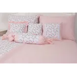 Podpěrová s.r.o. Bavlněné povlečení VIVIANE / UNI pink Velikost: 200x220 cm (1 ks), 70x90 cm (2 ks) ŠEV na peřině