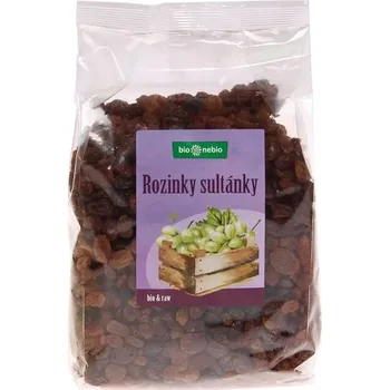 Sušené ovoce Bio nebio Rozinky sultánky BIO 1kg, Bio*nebio