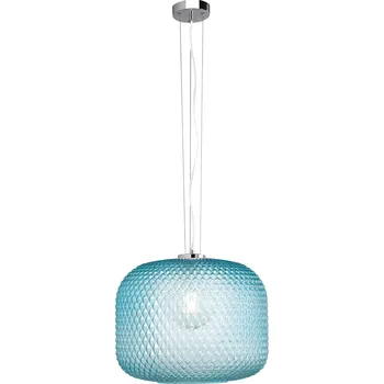 FAN Europe Svítidlo ASHFORD Závěsné E27 Tyrkysová IP20 Ø 40