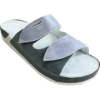 Dámská zdravotní obuv Dámské pantofle Medistyle Reja 3R-J19-6/1, šedé s modrou 38