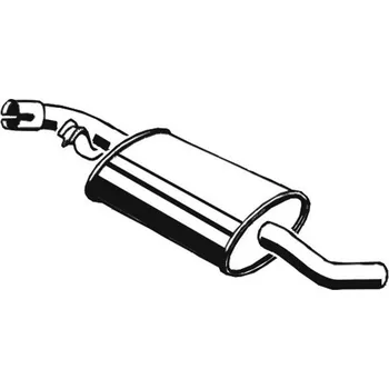 Výfukový systém Stredni tlumic vyfuku ASMET 04.058